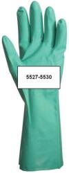  Kesztyű Super nitril vegyszerálló, 33 cm, vastagabb (0, 46 mm) érdesített zöld 8 (5528)