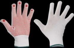  Kesztyű Gannet Pvc kötött nylon, pöttyök fekete 7 (0106000760070)