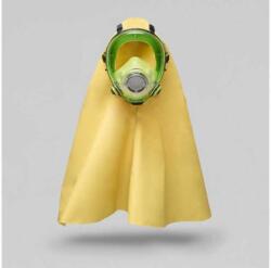 BLS 5700 dupla szűrős teljes álarc bajonett csatlakozóval saválló védőkámzsával, CLASS 2 (BLS-5700/C-M)