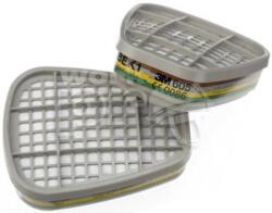  Szűrőbetét 6059 abek1 savgőzök ammónia ellen 1000 ppM-ig fekete (3M_6059)