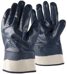 TOP BIG duplán nitril mártott védőkesztyű, erős kopásállóságú, kék, 10/XL (TOP_BIG-10)