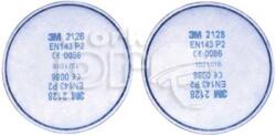  Szűrőbetét 3M 2128 P2 aktívszenes fehér (3M_2128)