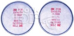  Szűrőbetét 3M 2138 P3 aktívszenes fehér (3M_2138)