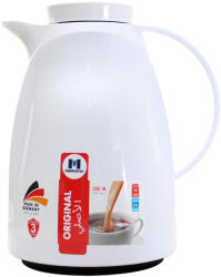 Markutec 8736 Műanyag Termosz 0, 36 Literes Fehér Színben