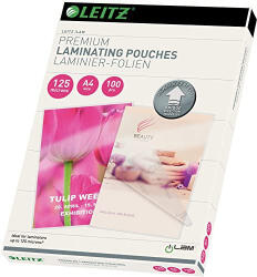 Leitz Buzunare laminate A4 cu tehnologie de rutare, 125 microfon, 100 buc (74810000)