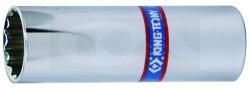 KING TONY Dugókulcs - crowafej 1/4", 12 szög hosszú 13 mm (223013M)