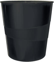Leitz Coș de gunoi WOW, negru (52781095) Cos de gunoi