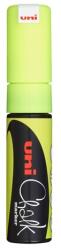 uni Chalk PWE-8K fluor sárga folyékony krétafilc (2UPWE8KFLS)
