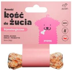 AZANKI Os pentru catelusi din piele de caprioara Puppy 10cm