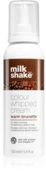 Milk Shake Colour Whipped Cream тонираща пяна за всички видове коса Warm Brunette 100ml