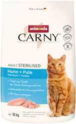 Animonda 10kg animonda Carny Adult Sterilised csirke + pulyka száraz macskatáp