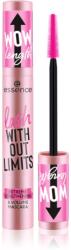 essence lash WITHOUT LIMITS dúsító és hosszabbító szempillaspirál árnyalat Black 13 ml