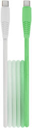 Setty kábel USB-C - USB-C 1, 5 m 3A KGC-C-1.5320 menta-fehér átmenet