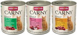 Animonda 12x800g animonda Carny Adult szárnyas- & marhaválogatás nedves macskatáp