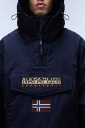 Napapijri Napapijri, Rainforest Next kapucnis bebújós télikabát logóval, Tengerészkék, 2XL (NP0A4IB9-1761-XXL)