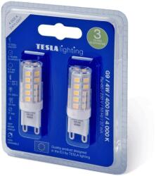 TESLA TESLA LED BULB, G9, 4 W, 400 lm, 4000 K, nappali, fehér, 2 db (G9000440-PACK2)