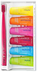 CURAPROX BE YOU fogkrém készlet fogkefével, Vegán termék, 6x10 ml (H73320699)