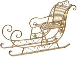 LAALU Karácsonyi dekoráció - szán, arany, maxi, 149 cm (LAU-6111)