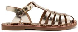Gioseppo Bőr lapos talpú szandál, Arany, 32 EU (806575339-P-PLATINO-32)