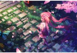  Vocaloid Hatsune Miku Sakura Miku poszter, 61x90 cm, poszter1403, többszínű (poster1403)