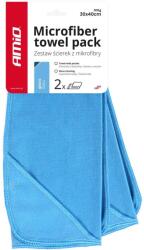 AMiO mikroszálas törlőkendő (zsebbel a kéz számára) üvegtisztításhoz, 40 × 30 cm, 300 g (2 darabos készlet)