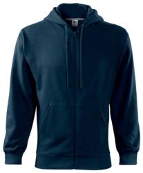 MALFINI Pulóver, Férfi, Vastag, Kiváló minőségű, Sötétkék, XL, Kapucnival (4100216)