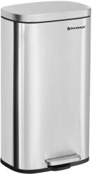 SONGMICS Konyhai pedálos szemetes műanyag belső vödörrel 30 l (LTB03NL)