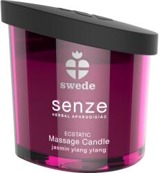 SWEDE Senze Illatgyertya, Masszázshoz, Afrodiziákum hatással, Jázmin aroma, Ylang Ylang, 50 ml (33189)