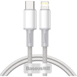 Baseus USB Type-C Lightning adat és töltőkábel, 2 m, 20W, CATLGD-A02, Fehér