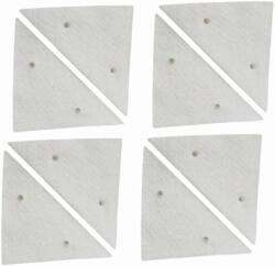 Mercaton 8 db háromszög alakú Mercaton mágneses törlő utántöltő készlet, univerzális méretű, a legtöbb mágneses tisztítórendszerrel kompatibilis, könnyen cserélhető, hatékony a gyors tisztításhoz, fehér színű  Ablaktisztító