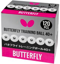 Butterfly Training Ball 40+ White (120 ks) Labdák