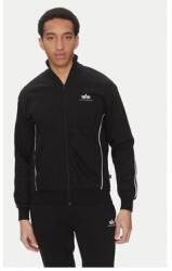 Alpha Industries Férfi kapucnis pulóver Alpha Industries, 156305, Pamut/Poliészter, S INTL, Fekete (0000305301413_S)