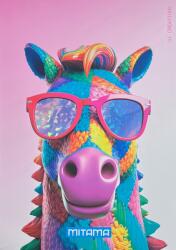 Mitama Ló, A4, vonalas, margóval, 40+2 ív (62744-90116)