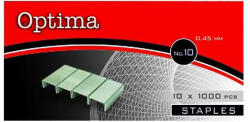 Optima No. 10 Tűzőkapocs - 1000 db (38758)