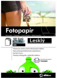 ALZA Fotópapír A4, 260 g, fényes, 50 lap (56021)