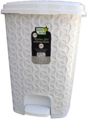  Pedálos Szemetes 22L Fehér (Kks)