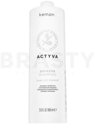 Kemon Actyva Purezza Shampoo mélytisztító sampon korpásodás ellen normál és zsíros hajra 1000 ml