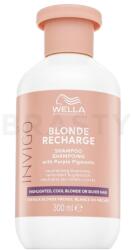 Wella Invigo Blonde Recharge Shampoo with Purple Pigments neutralizáló sampon szőke hajra 300 ml