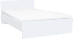  Miami franciaágy ágyneműtartó nélkül 140x200 cm fehér-fehér