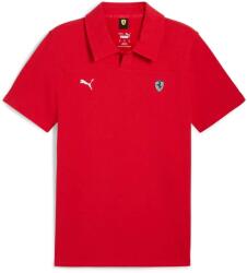 PUMA Scuderia Ferrari Style férfi pólóing, piros-fekete-ezüst, S24
