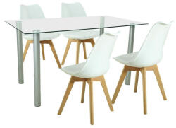  Midori 4+1 étkező garnitúra fehér