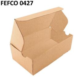 ProCart 75x75x57 mm méretű, öntapadó doboz, E hullámos natur karton, 360 g, FEFCO 0427
