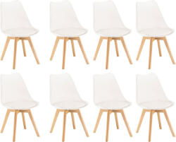  Silla étkezőszék 8 db fehér színben