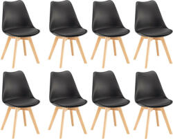  Silla étkezőszék 8 db fekete színben