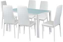  Liana 6+1 étkező garnitúra fehér