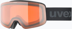 uvex Детска скиорска маска UVEX Pwdr LG Jr black matt/orange/clear