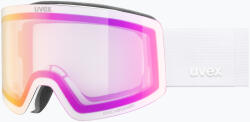 uvex Скиорска маска UVEX Provoqe V white matt/vario pink mirror