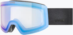 uvex Скиорска маска UVEX Provoqe V black matt/vario blue mirror