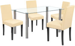  Cadiz 4+1 étkező garnitúra fehér-bézs