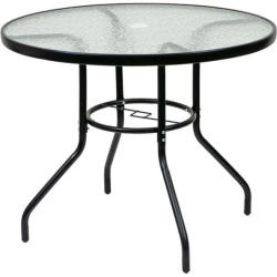  Ordino fémvázas üveg kerti asztal